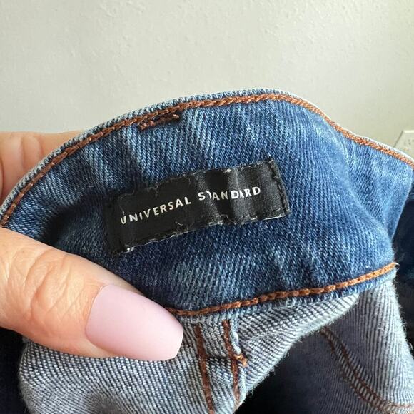 Universal Standard Skinny Jeans Women's 34 High Rise Stretch Denim Medium Wash - Picture 5 of 6